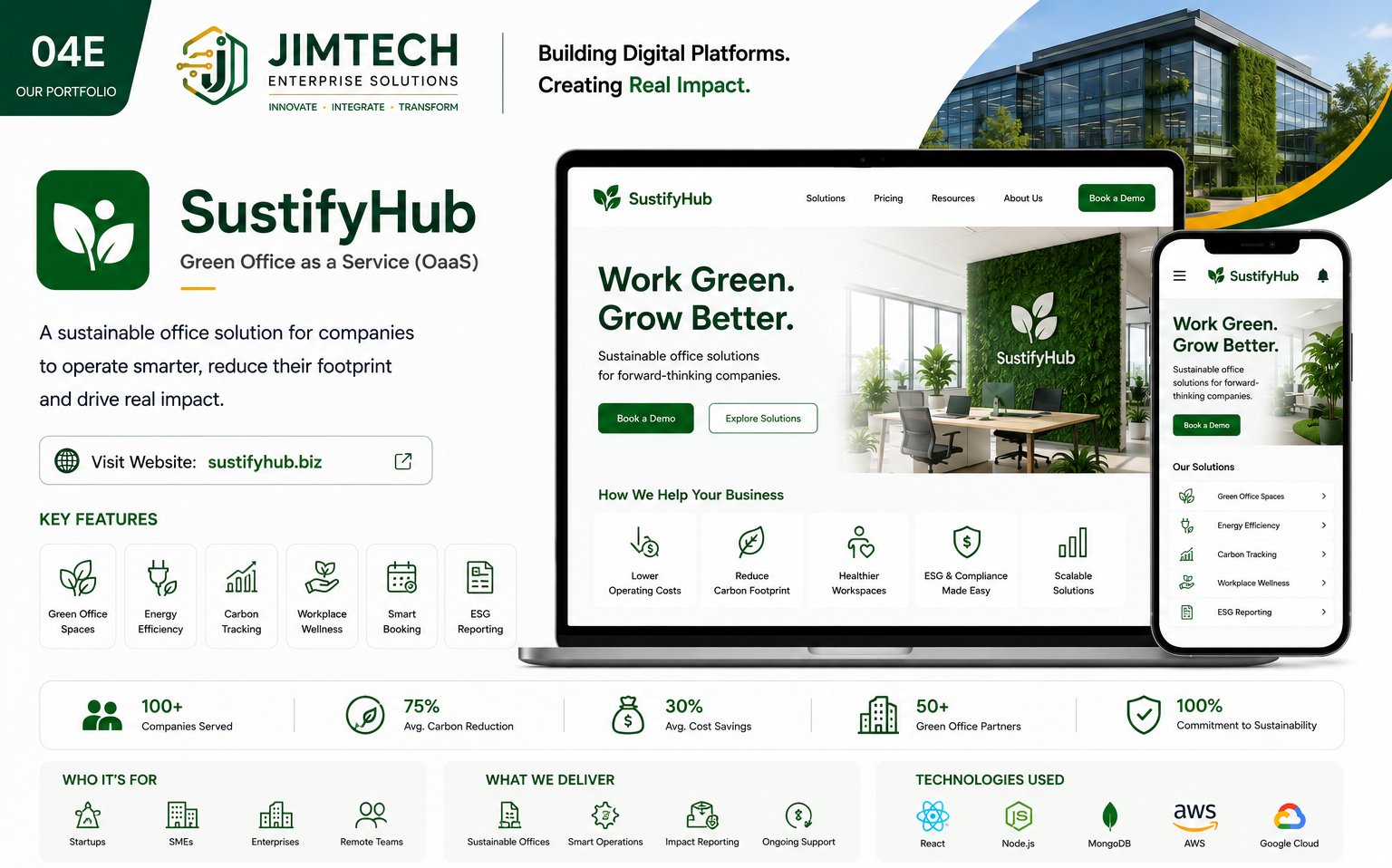 SustifyHub — Green Office as a Service (OaaS)