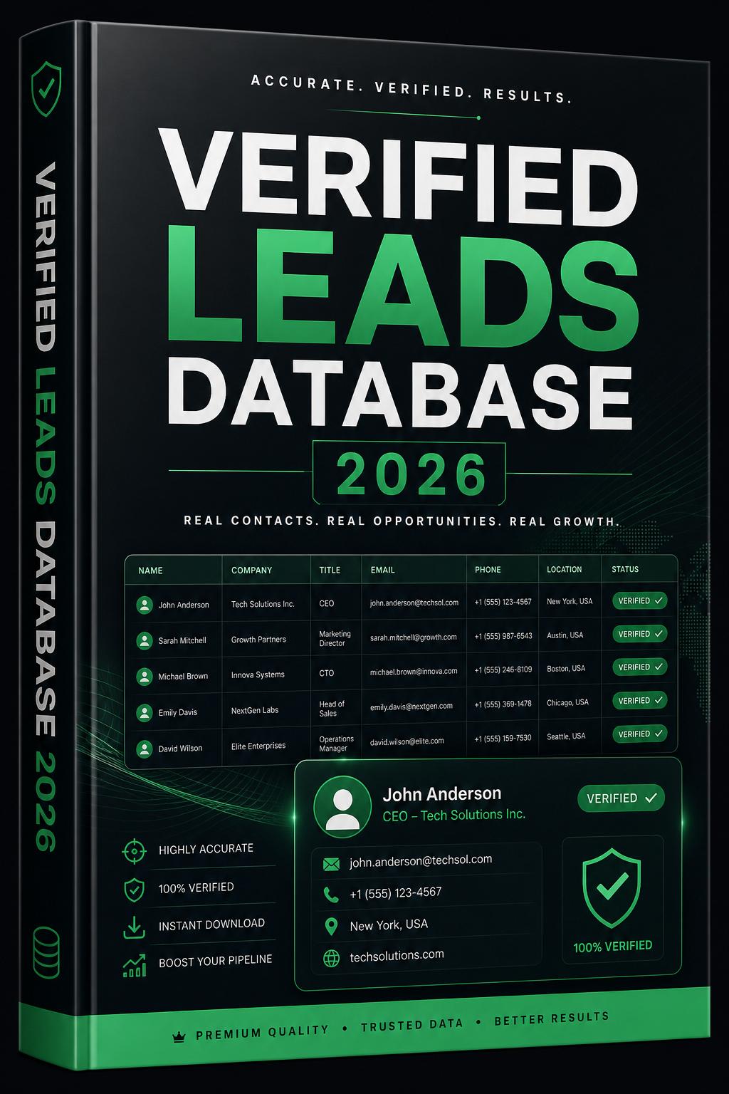 Verified Leads Database 2026